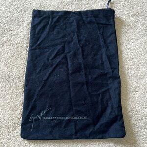 Giuseppe Zanottti Black Drawstring Shoe Dustbag